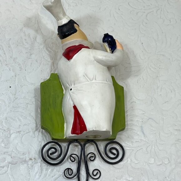 VTG Italian Chef "Life's Too Short...To Drink Cheap Wine!" Serving Wine Ornament - Picture 4 of 11
